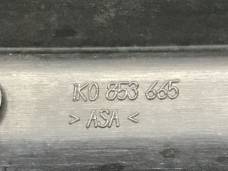 bontott VW GOLF V Első Lökhárító Bal Díszrács