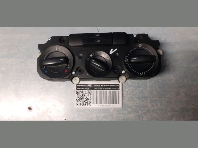 bontott VW GOLF V Fűtéskapcsoló (manuális klímás)