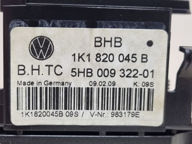 bontott VW GOLF V Fűtéskapcsoló (manuális klímás)