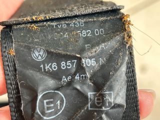 bontott VW GOLF V Hátsó Biztonsági Öv Szett