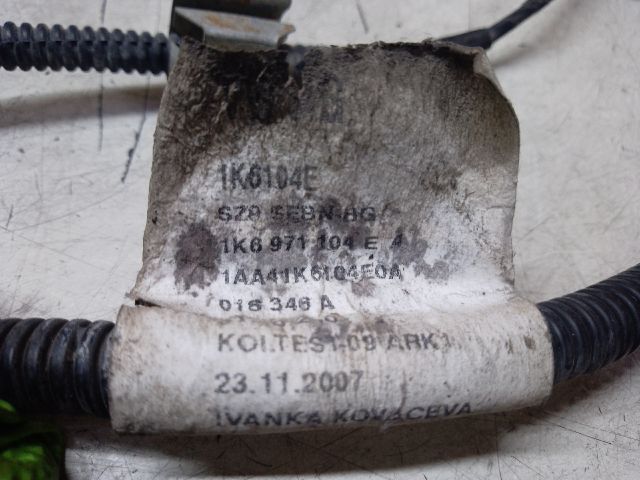 bontott VW GOLF V Hátsó Lökhárító Kábelköteg