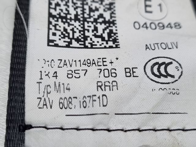 bontott VW GOLF V Jobb első Biztonsági Öv