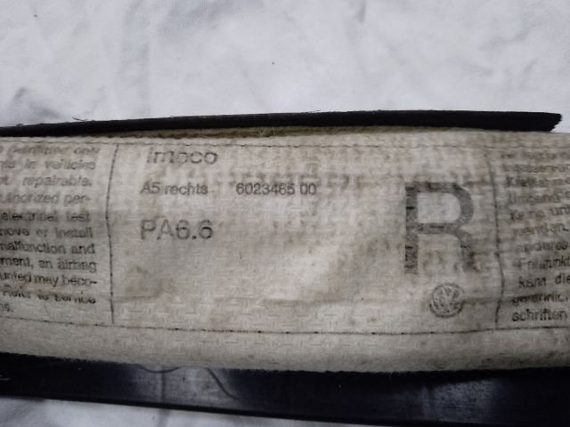 bontott VW GOLF V Jobb első Függöny Légzsák