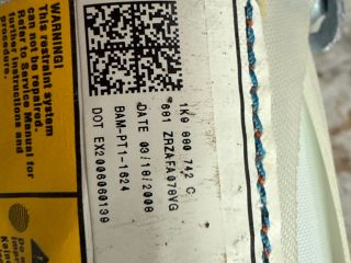 bontott VW GOLF V Jobb első Függöny Légzsák