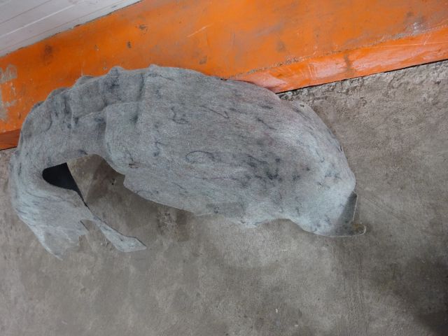 bontott VW GOLF V Jobb hátsó Hátsó Dobbetét (Kerékjárati, Műanyag)