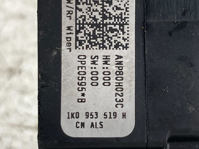 bontott VW GOLF V Jobb Kormánykapcsoló Ablaktörlő