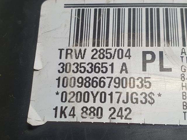 bontott VW GOLF V Jobb Oldallégzsák