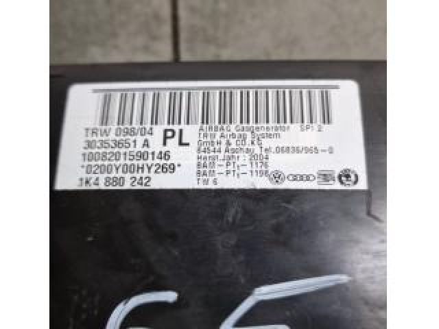 bontott VW GOLF V Jobb Oldallégzsák