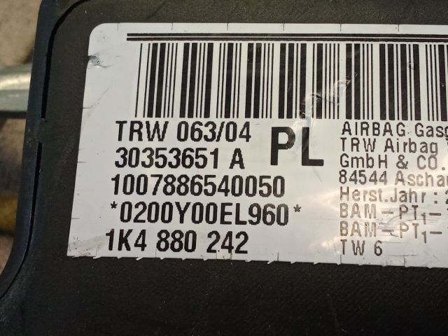 bontott VW GOLF V Jobb Oldallégzsák