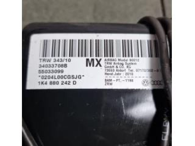 bontott VW GOLF V Jobb Oldallégzsák