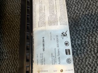 bontott VW GOLF V Komplett Légzsák Szett