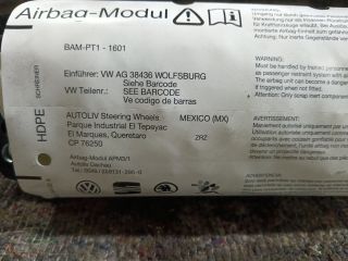 bontott VW GOLF V Komplett Légzsák Szett