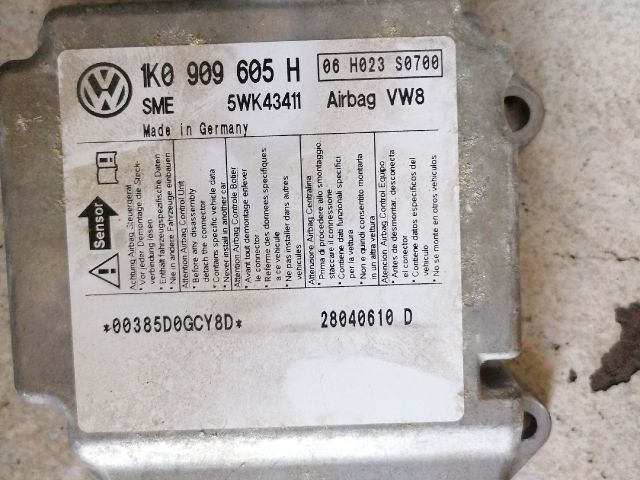 bontott VW GOLF V Komplett Légzsák Szett