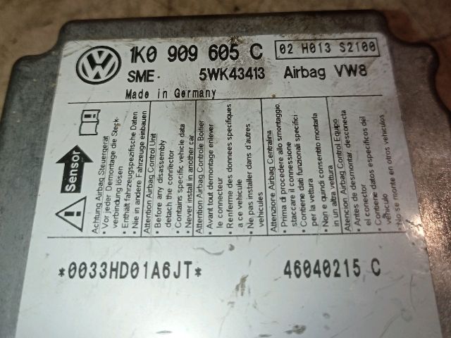 bontott VW GOLF V Légzsák Elektronika