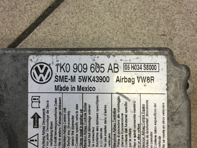 bontott VW GOLF V Légzsák Elektronika