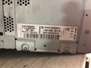 bontott VW GOLF V Navigációs Fejegység