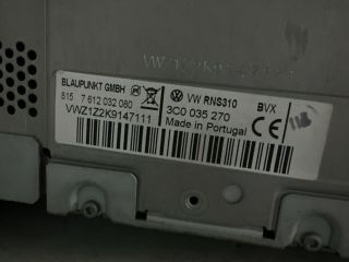 bontott VW GOLF V Navigációs Fejegység