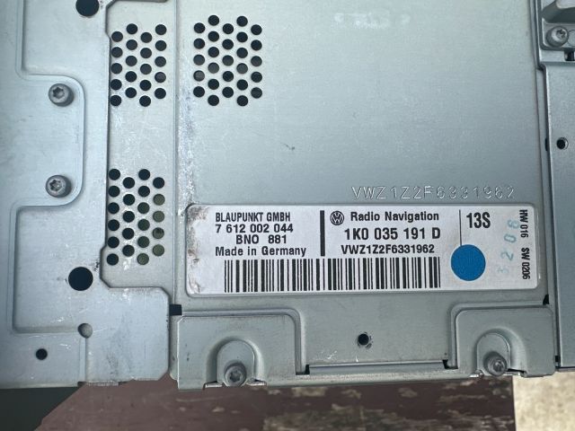 bontott VW GOLF V Navigációs Fejegység