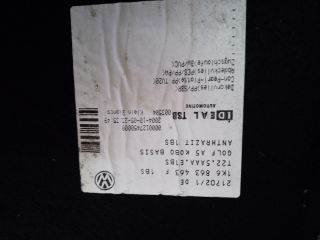 bontott VW GOLF V Pótkerék Takaró