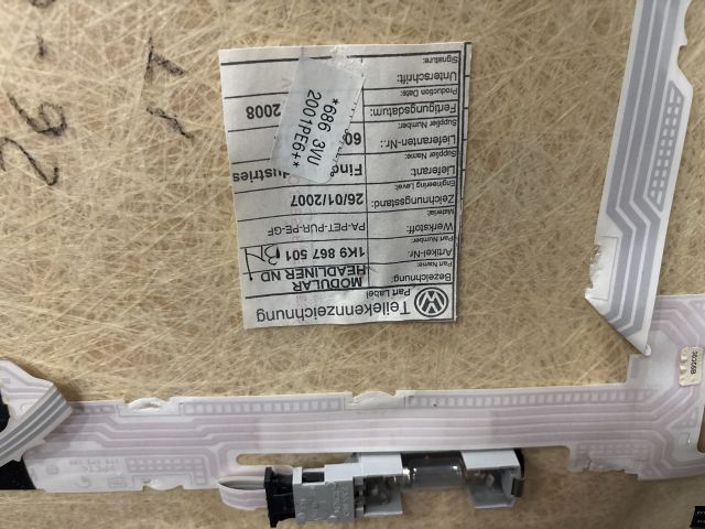 bontott VW GOLF V Tetőkárpit