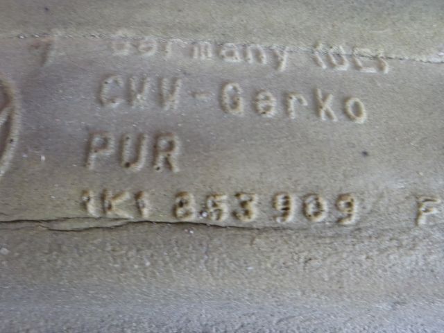 bontott VW GOLF V Tűzfal Szigetelés