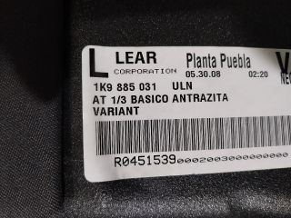 bontott VW GOLF V Ülés Szett