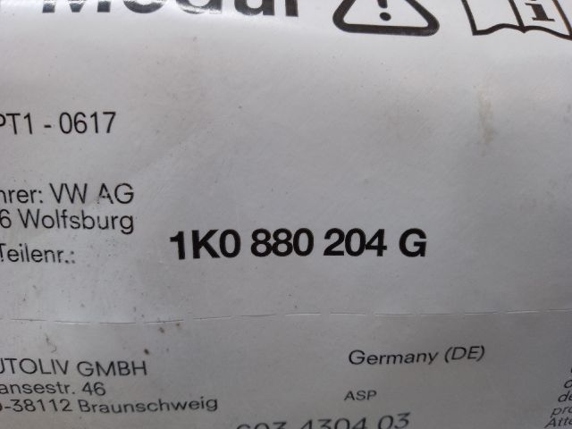 bontott VW GOLF V Utasoldali Légzsák