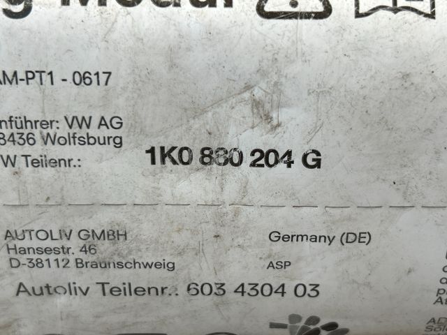 bontott VW GOLF V Utasoldali Légzsák