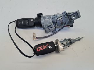 bontott VW GOLF VI Gyújtáskapcsoló Házzal