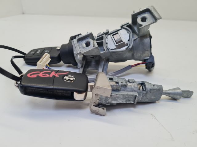 bontott VW GOLF VI Gyújtáskapcsoló Házzal