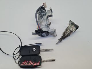 bontott VW GOLF VI Gyújtáskapcsoló Házzal