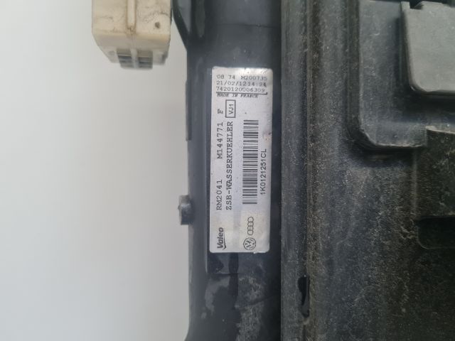 bontott VW GOLF VI Hűtő Ventilátor(ok), Radiátor(ok) Szett