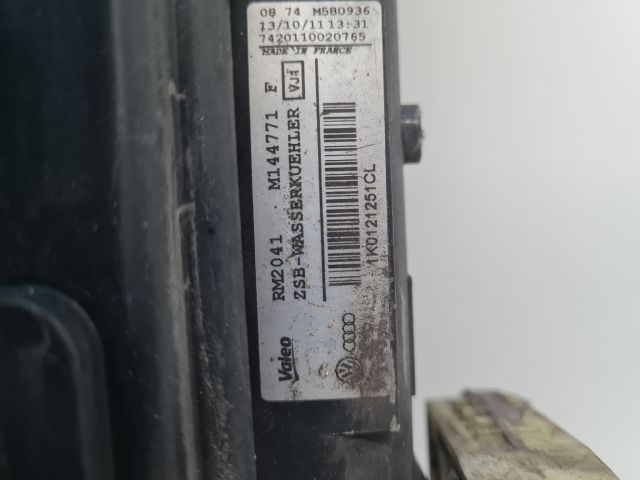 bontott VW GOLF VI Hűtő Ventilátor(ok), Radiátor(ok) Szett