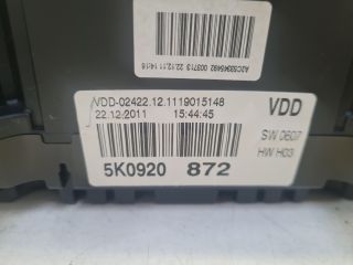 bontott VW GOLF VI Kilométeróra