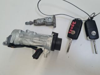 bontott VW GOLF VI Gyújtáskapcsoló Házzal