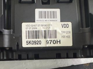 bontott VW GOLF VI Kilométeróra