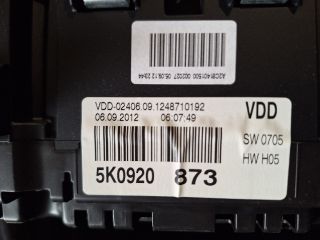 bontott VW GOLF VI Kilométeróra