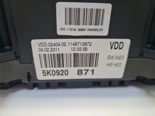 bontott VW GOLF VI Kilométeróra