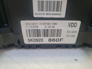 bontott VW GOLF VI Kilométeróra