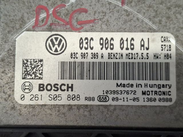 bontott VW GOLF VI Motorvezérlő