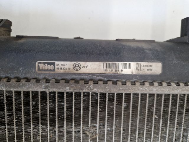 bontott VW GOLF VI Vízhűtő Radiátor (Klímás)