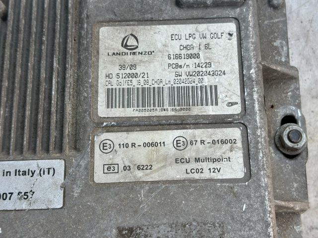 bontott VW GOLF VI LPG Vezérlő