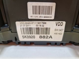 bontott VW GOLF VI Kilométeróra