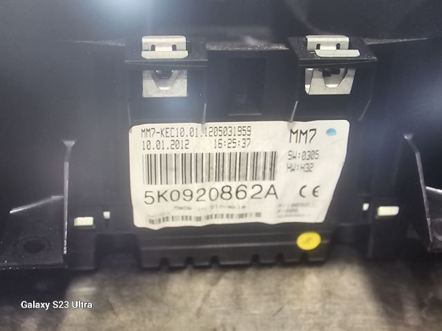 bontott VW GOLF VI Kilométeróra