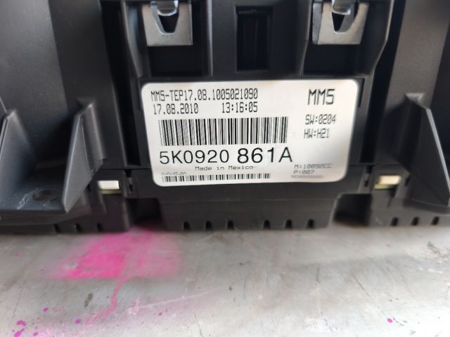 bontott VW GOLF VI Kilométeróra