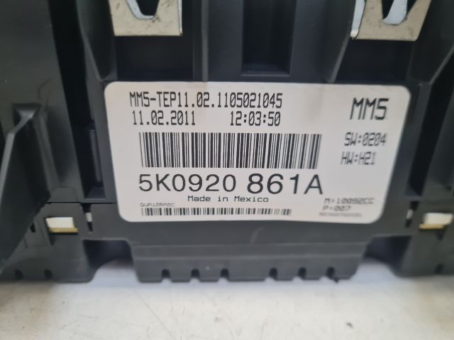 bontott VW GOLF VI Kilométeróra