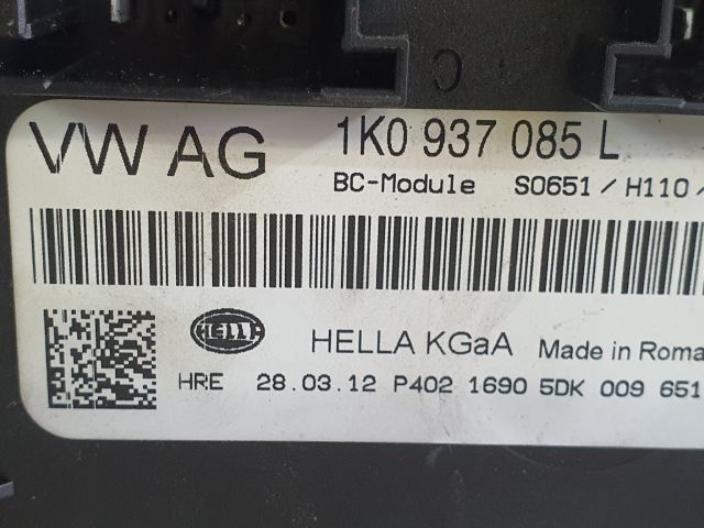 bontott VW GOLF VI Komfort Elektronika