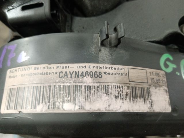 bontott VW GOLF VI Motor (Fűzött blokk hengerfejjel)