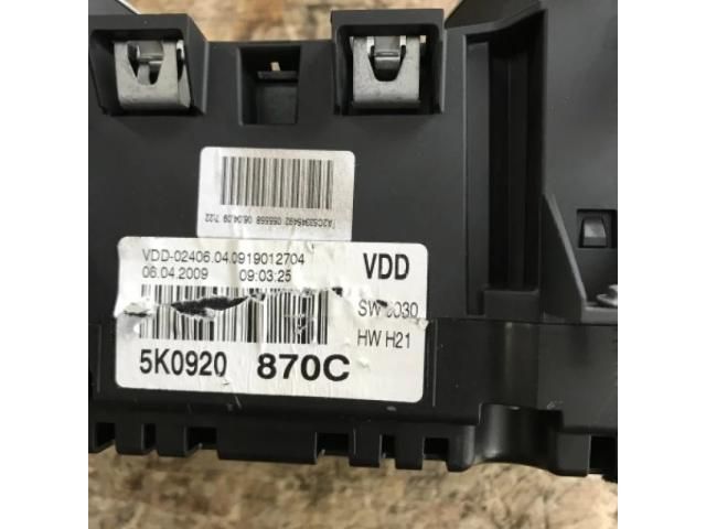 bontott VW GOLF VI Kilométeróra