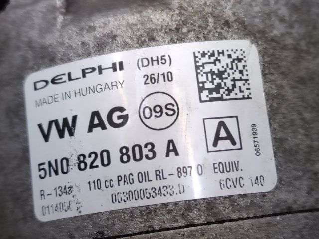 bontott VW GOLF VI Klímakompresszor